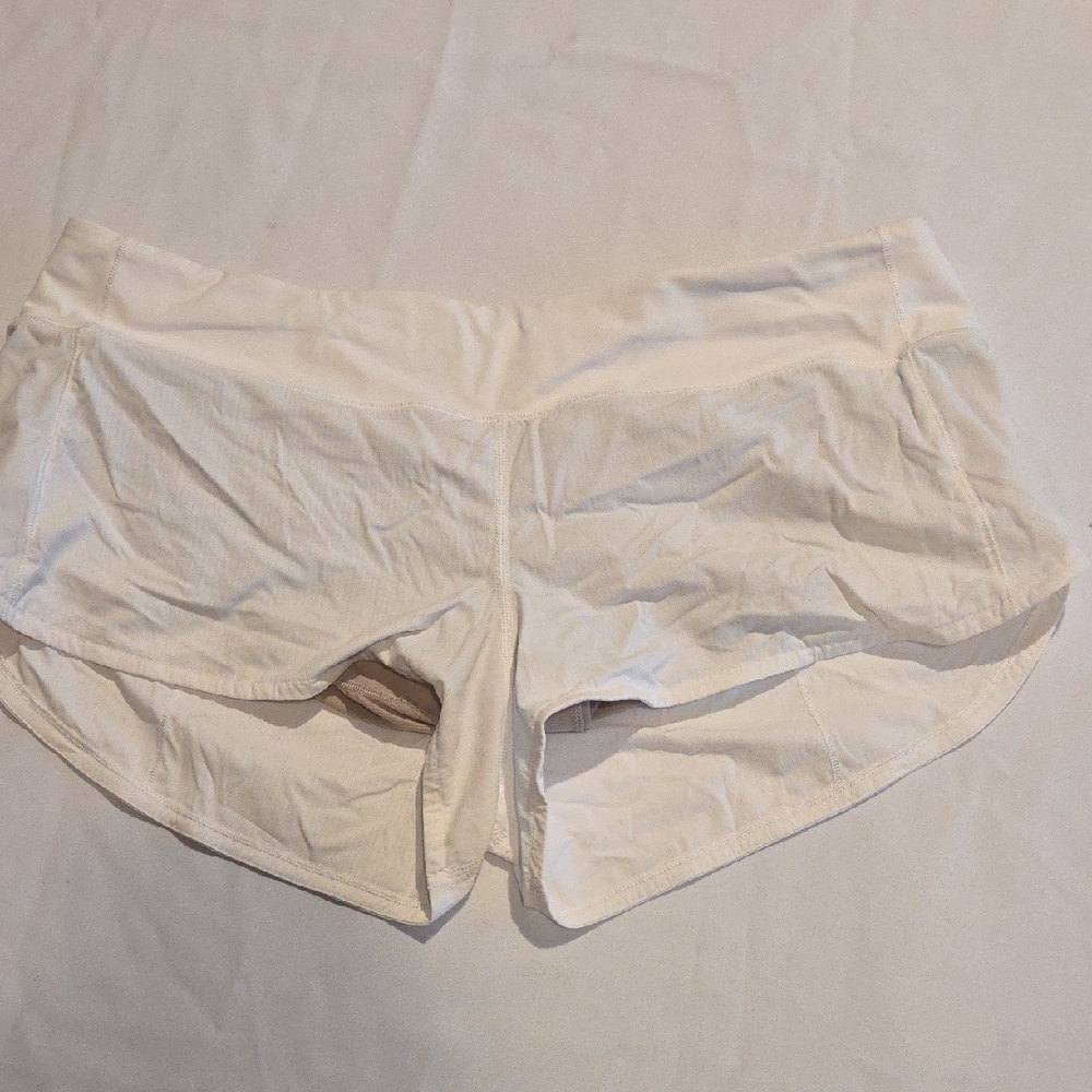 lululemon athletica Off-White Athletic Shorts